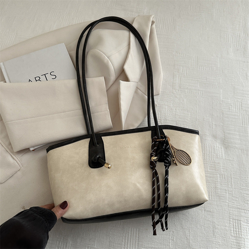Retro Large Capacity Shoulder Tote Bag