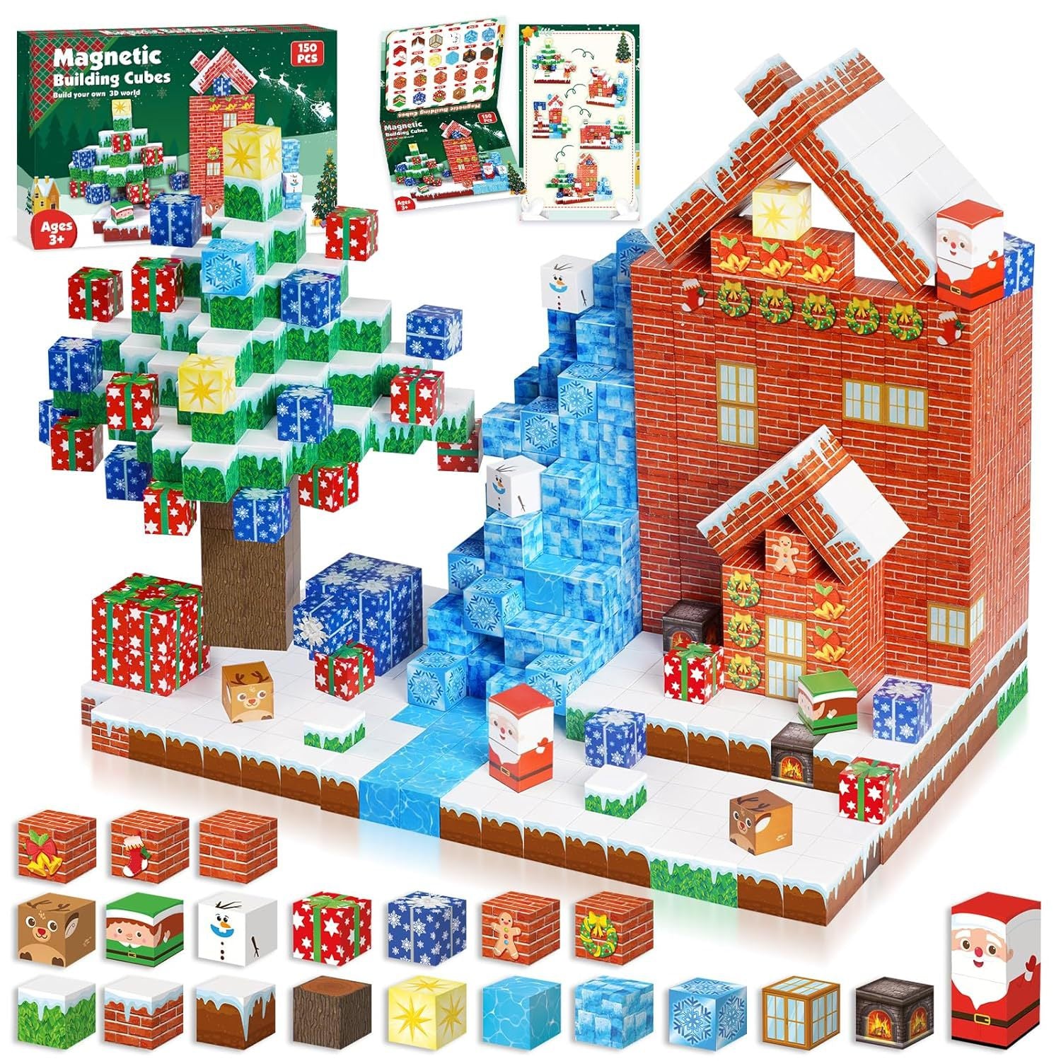 Magnetic Building Blocks Themed Sets for Kids