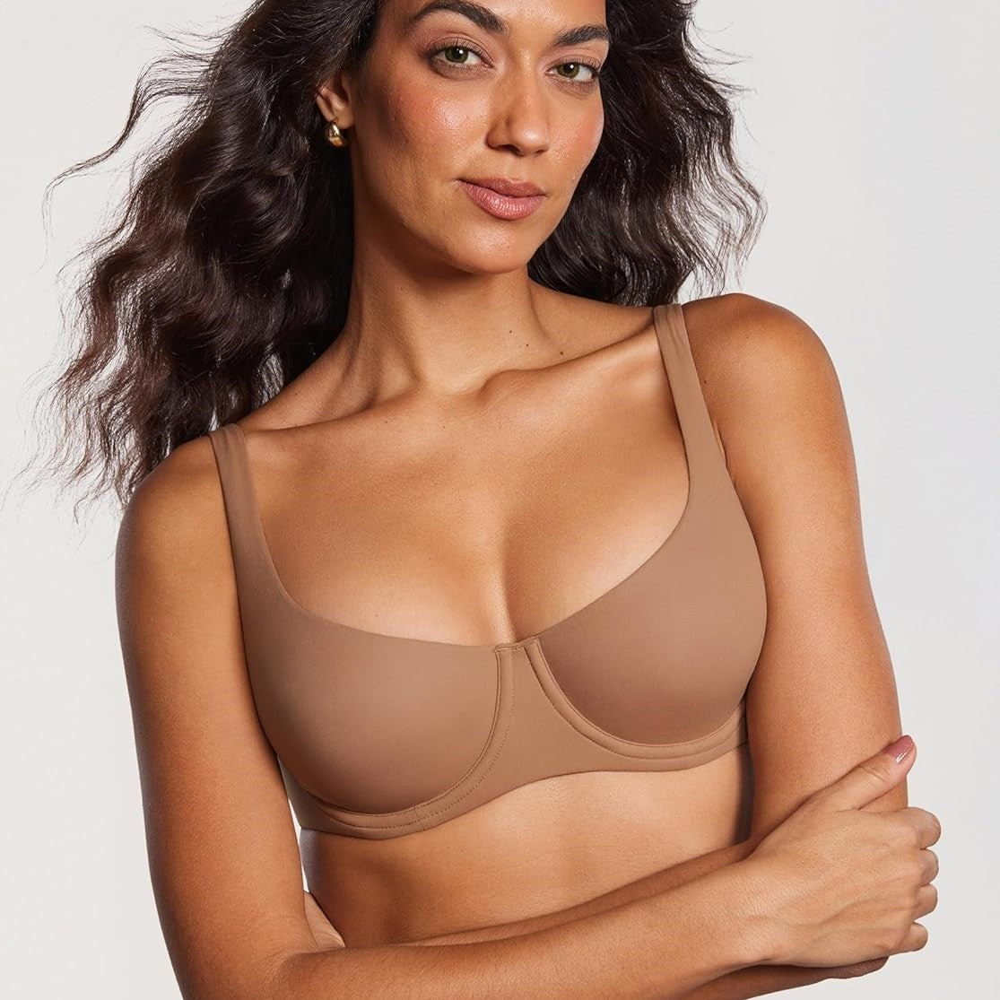 Dobreva Unlined Bandeau Bra