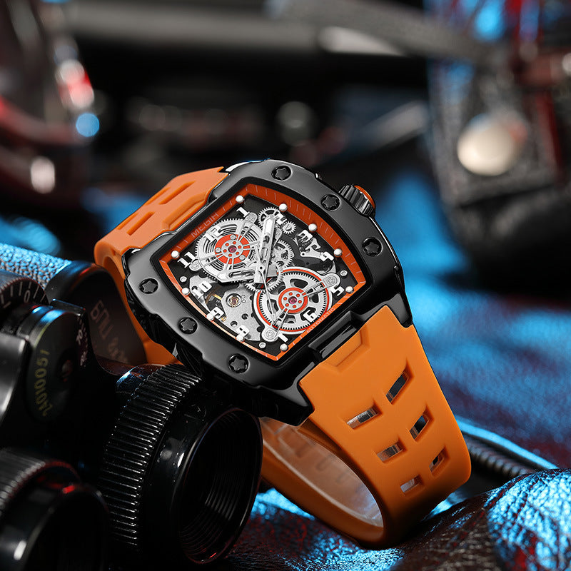 Megir Mens Mechanical Calendar Watch