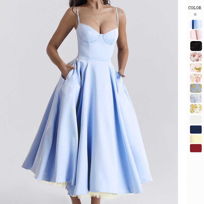 Elegant French Mesh Princess Dress