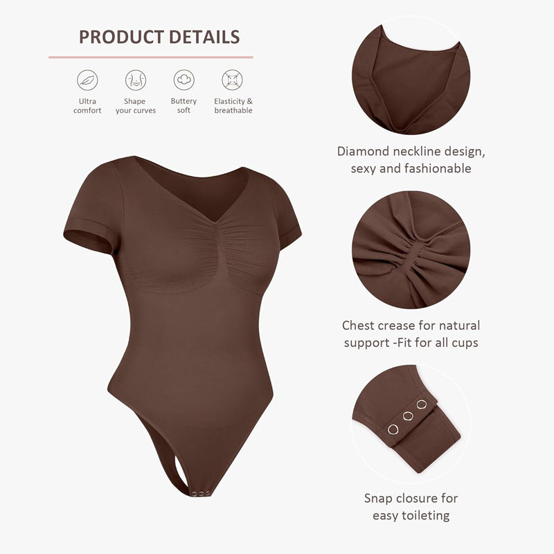 Womens Seamless Shapewear Bodysuit