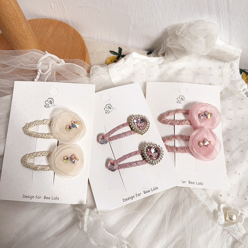 Children's Super Fairy Sweet Press Clip Hair Accessories