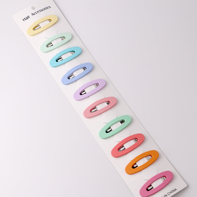Pack Of 10 Color Kids Hair Clips Nordic Color
