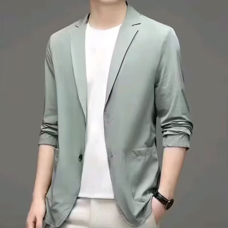 Lightweight Casual Suit Jacket for Men