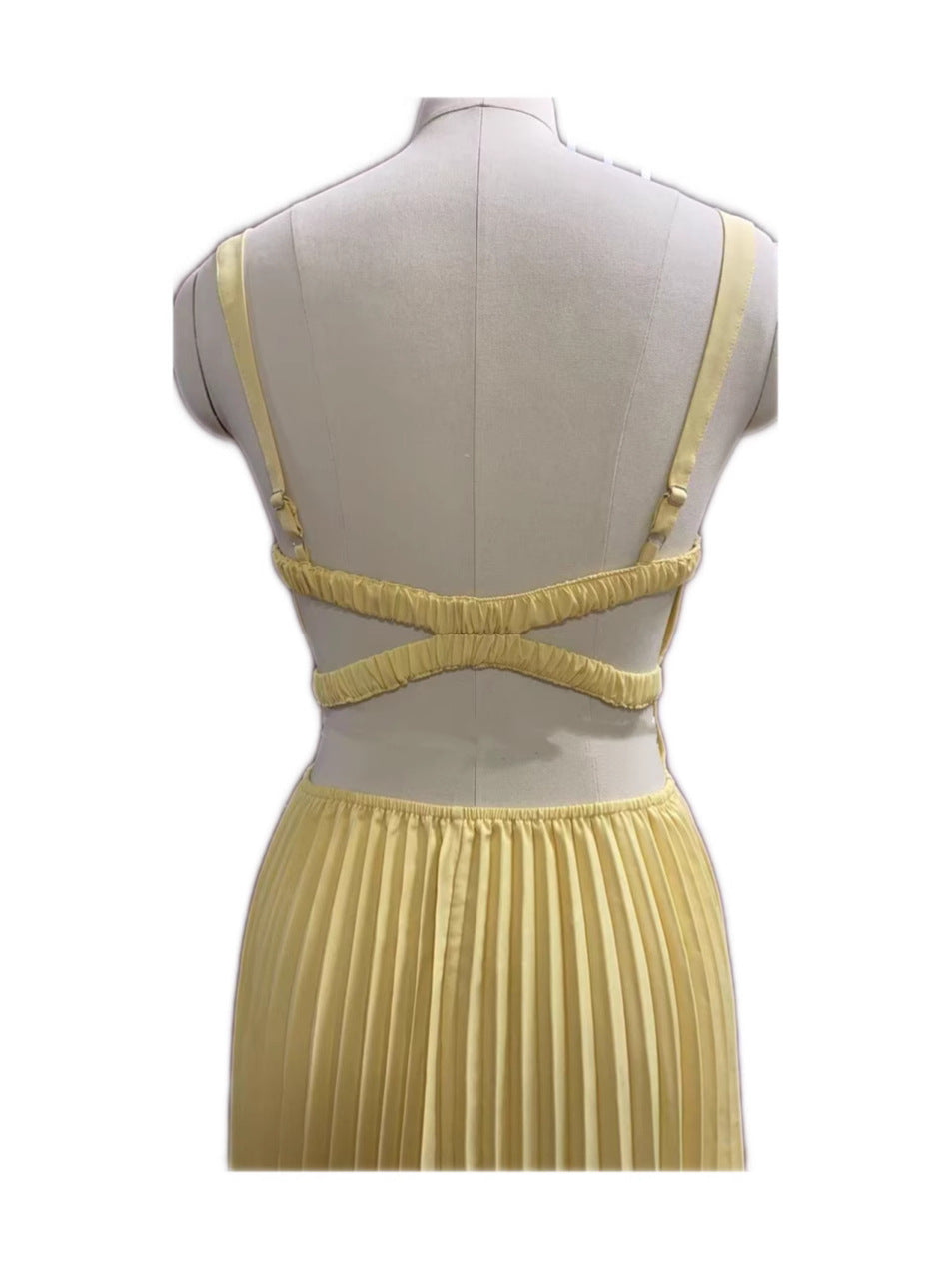 Elegant Sling Backless Long Dress