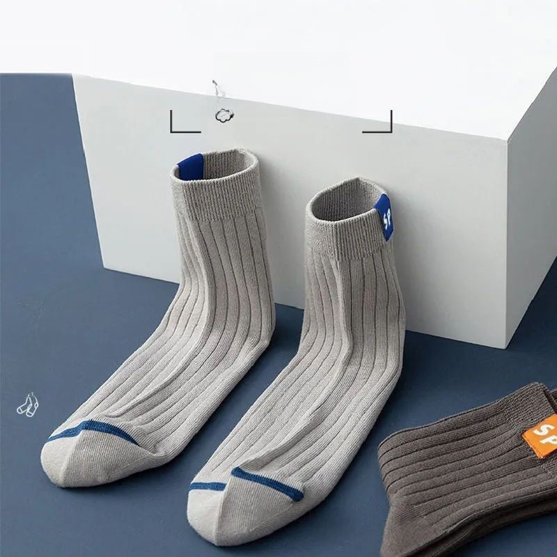 Mid-Calf Breathable Quick-Dry Socks for Men