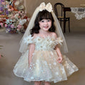 Rare High-end Flower Girl Princess Dress For Little Girls