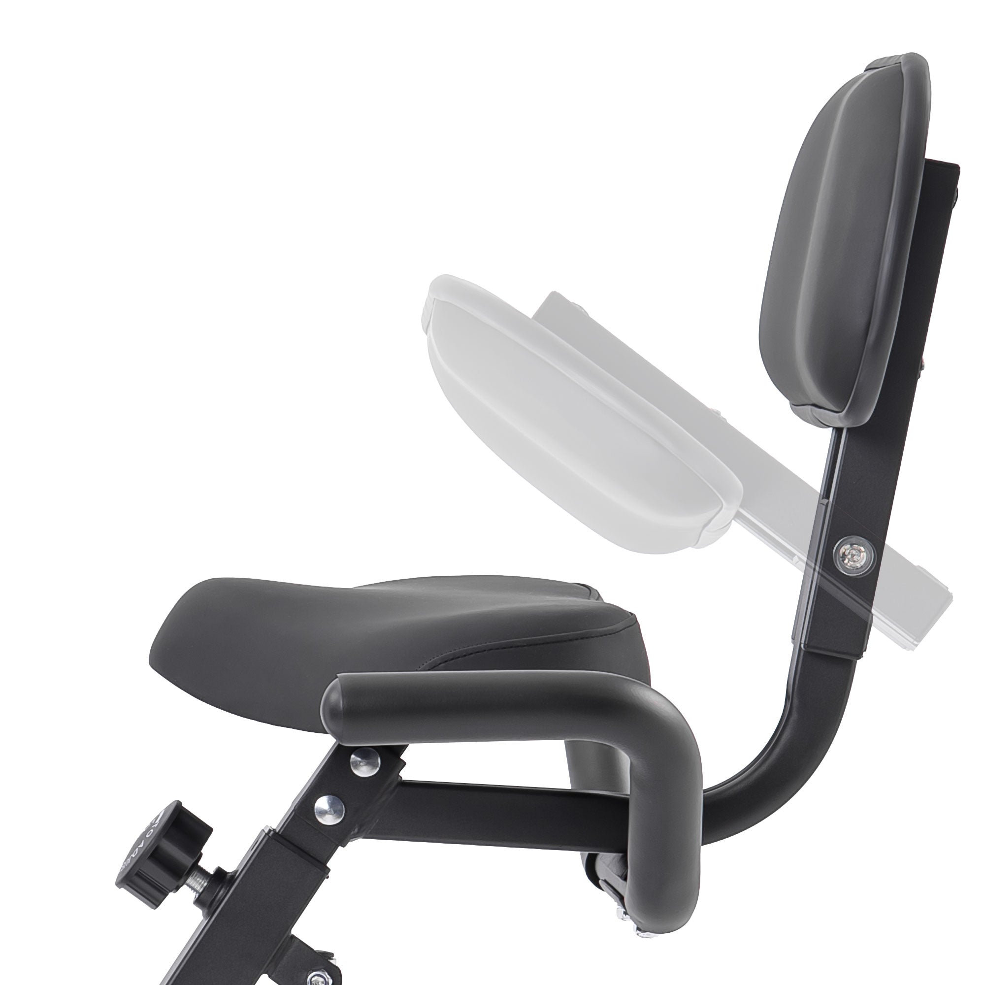 Folding Exercise Bike, Fitness Upright And Recumbent X-Bike With 16-Level Adjustable Resistance, Arm Bands And Backrest