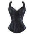 Retro Jacquard Corset